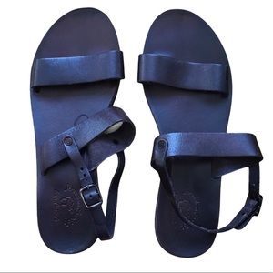 Handmade Jerusalem Brown Leather Sandals